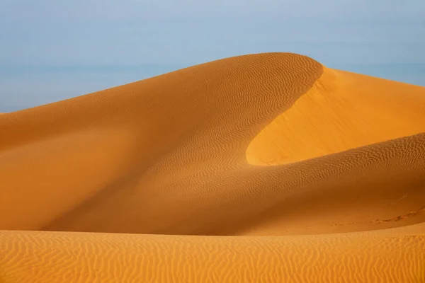 Velká Písečná Duna Pouštní Krajině Sahary — Stock fotografie