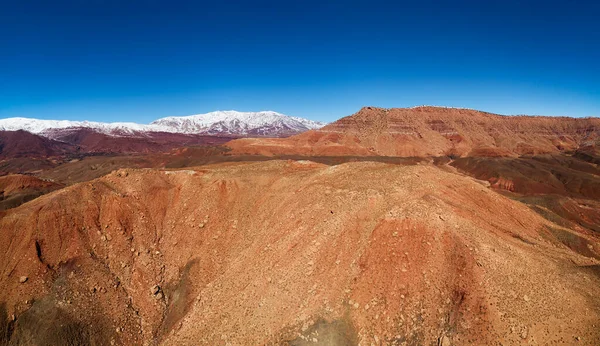 Aerial Panorama Landskap Atlasbergen Morocc — Stockfoto