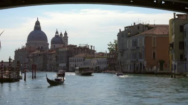 Venice Itália Circa Maio 2017 Vista Veneza Partir Barco Navegando — Vídeo de Stock