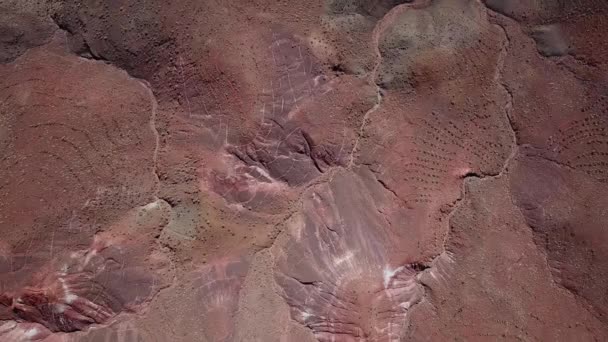 Vista Aérea Superior Das Montanhas Atlas Marrocos África — Vídeo de Stock