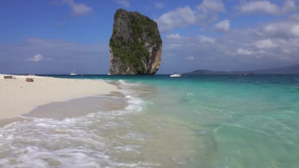 Tájkép Trópusi Poda Sziget Thaiföldön — Stock videók