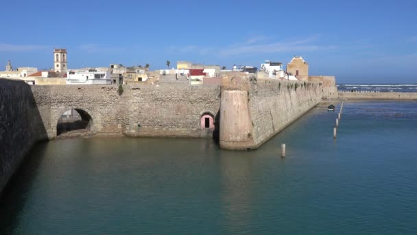 Старый Португальский Город Эль Джадида Марокко Африка — стоковое видео