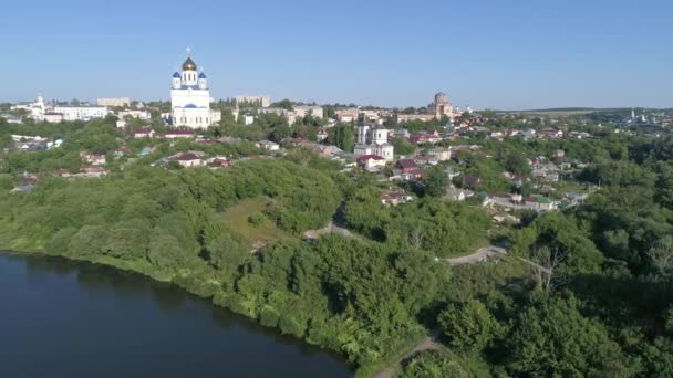 Letecký Pohled Město Yelets Lipecký Kraj Rusko — Stock video