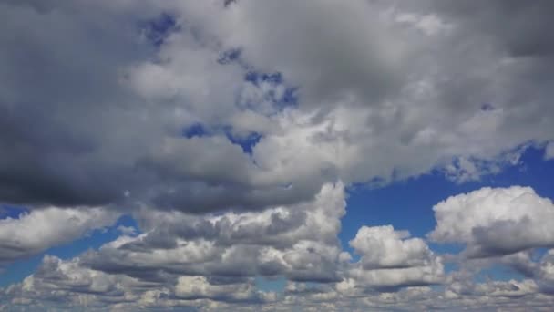 Timelapse Avec Beaux Nuages Mouvement — Video