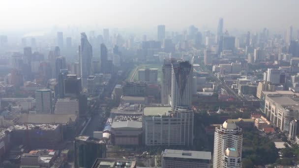 Flygfoto Över Bangkok Thailand — Stockvideo