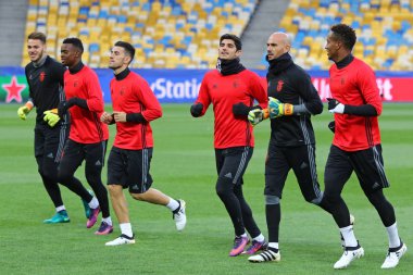 UEFA Şampiyonlar Ligi Dinamo Kiev v Benfica: maç öncesi eğitim