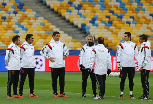 UEFA Champions League Dynamo Kiev v Benfica: pre-match training — Stock Photo, Image