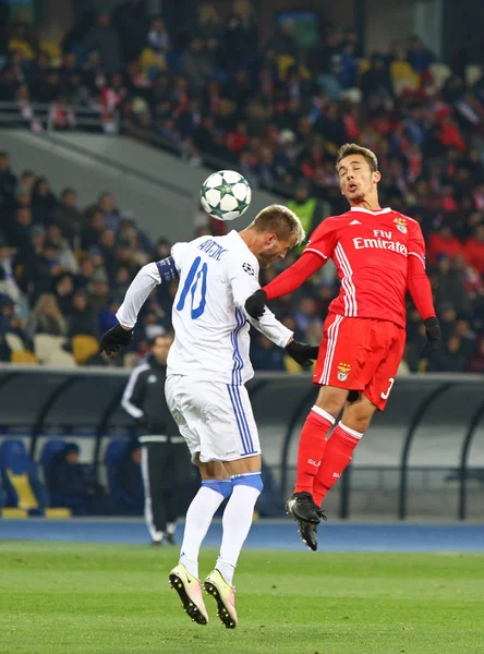 UEFA Champions League: Fc Dynamo Kiev v Benfica — Stockfoto