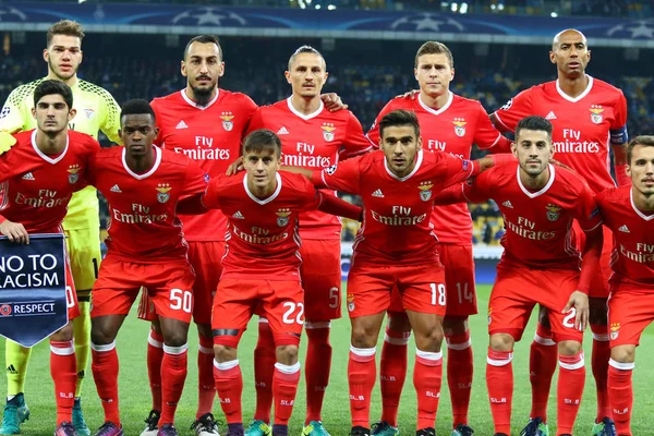 UEFA Champions League: FC Dynamo Kyiv v Benfica — Stock Photo, Image