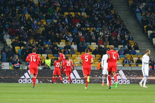 UEFA Champions League: FC Dynamo Kyiv v Benfica — Stock Photo, Image