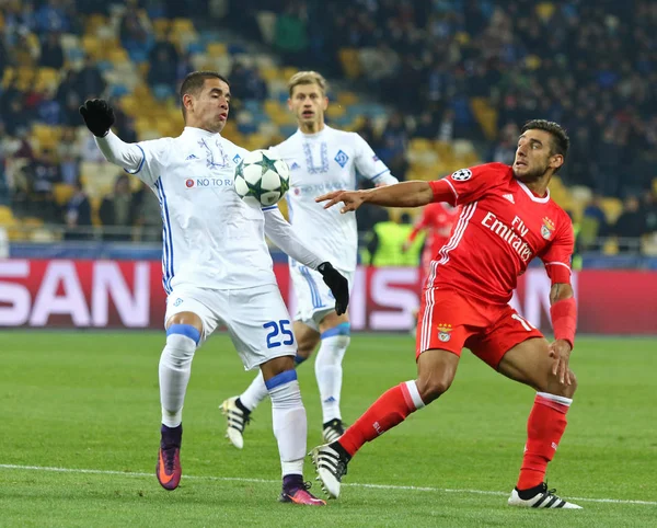 UEFA Champions League: FC Dynamo Kyiv v Benfica — Stock Photo, Image