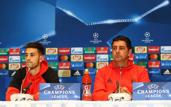 UEFA Champions League Dynamo Kiev v Benfica: press-conference — Stock Photo, Image