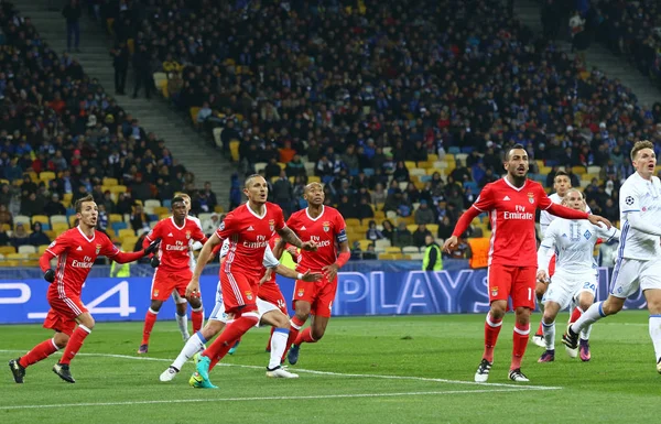 UEFA Champions League: FC Dynamo Kyiv v Benfica — Stock Photo, Image