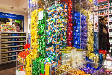 Rittersport çikolata Dükkanı, Berlin, Almanya