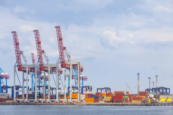 Puerto marítimo de Odessa, Mar Negro, Ucrania — Foto de Stock