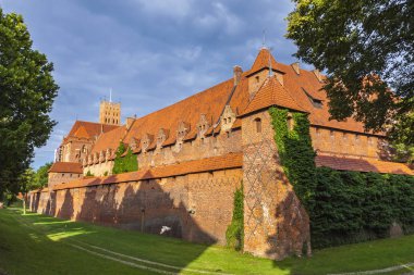pomerania bölgesindeki Polonya Malbork castle