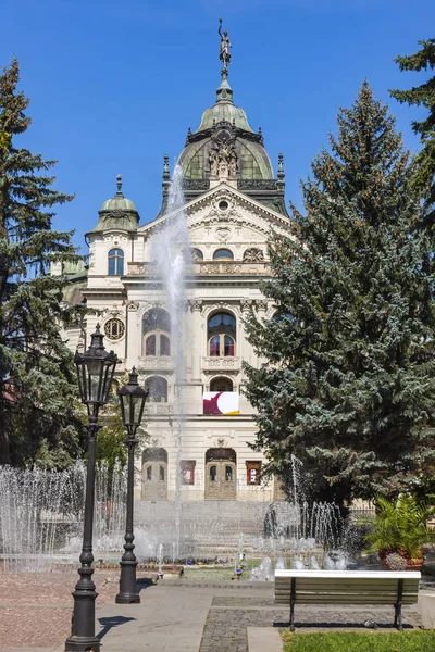 Державний театру в центрі міста Кошице, Словаччина — стокове фото
