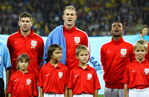 FIFA WM 2014 Qualifikationsspiel Ukraine gegen England — Stockfoto