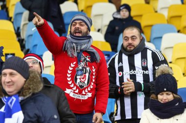 UEFA Şampiyonlar Ligi oyun Fc Dinamo Kiev v Beşiktaş