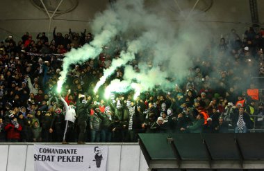 UEFA Şampiyonlar Ligi oyun Fc Dinamo Kiev v Beşiktaş