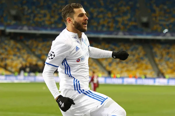 UEFA Champions League game FC Dynamo Kyiv v Besiktas — Stock Photo, Image