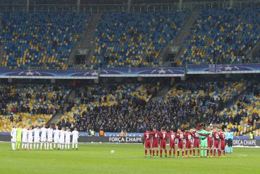 UEFA Şampiyonlar Ligi oyun Fc Dinamo Kiev v Beşiktaş