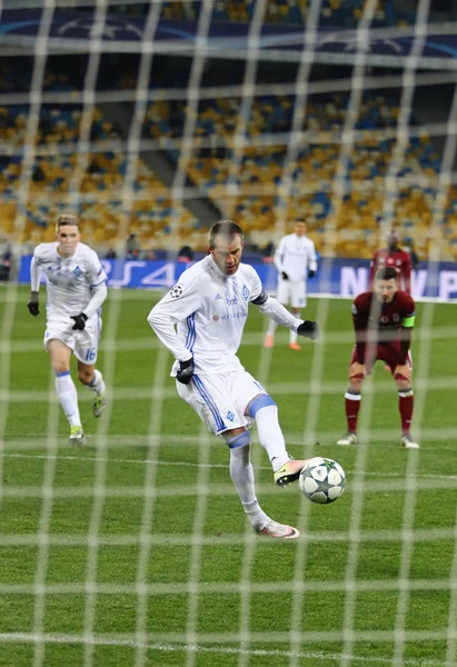 UEFA Champions League gra Fc Dynamo Kijów v Besiktas — Zdjęcie stockowe