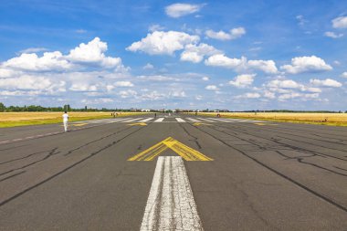 Berlin Tempelhof Airport, Berlin, Almanya'nın eski Havaalanı