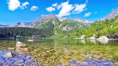 Slovakya, High Tatras 'taki Popradske Gölü savunması