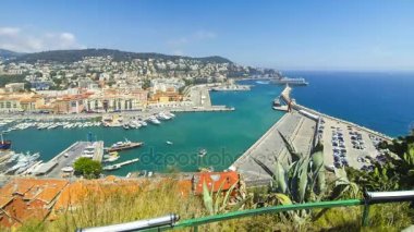 Güzel, Fransız Rivierası, Fransa'nın bağlantı noktasında havadan görünümü