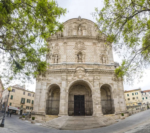 San Nicola katedrála (Duomo) v Sassari, Itálie — Stock fotografie