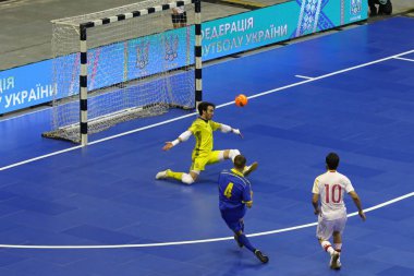 Futsal Friendly match Ukraine v Spain clipart
