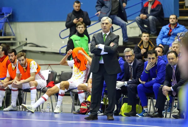 Futsal Amistoso partido Ucrania v España — Foto de Stock