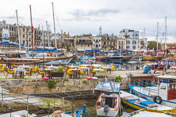 Puerto de Kyrenia (Girne), norte de Chipre — Foto de Stock