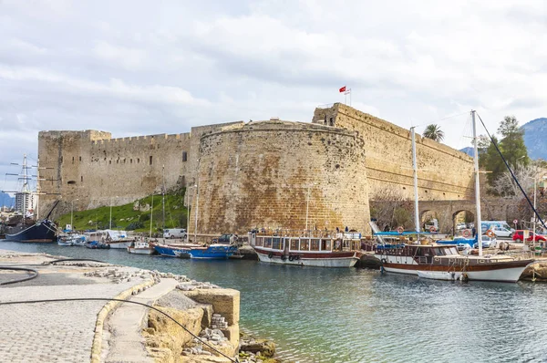 Puerto de Kyrenia (Girne), norte de Chipre — Foto de Stock