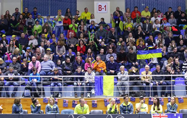 Fedcup теніс: України в Австралії в Харкові — стокове фото
