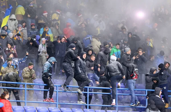 Miła gra v Ukraina Serbii w Charkowie — Zdjęcie stockowe