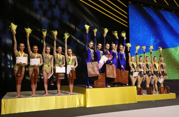 Grand Prix der Rhythmischen Sportgymnastik in Kiew, Ukraine — Stockfoto