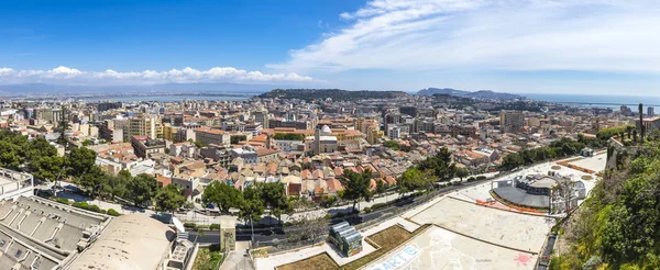 Vue panoramique de la vieille ville de Cagliari, Sardaigne, Italie — Photo