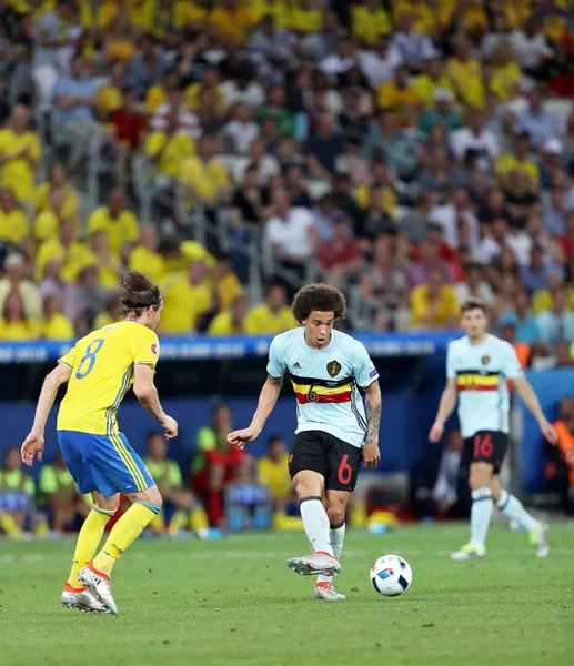 UEFA Euro 2016: Švédsko v Belgii — Stock fotografie