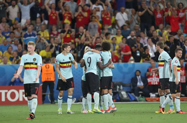 UEFA Euro 2016: Szwecja v Belgia — Zdjęcie stockowe