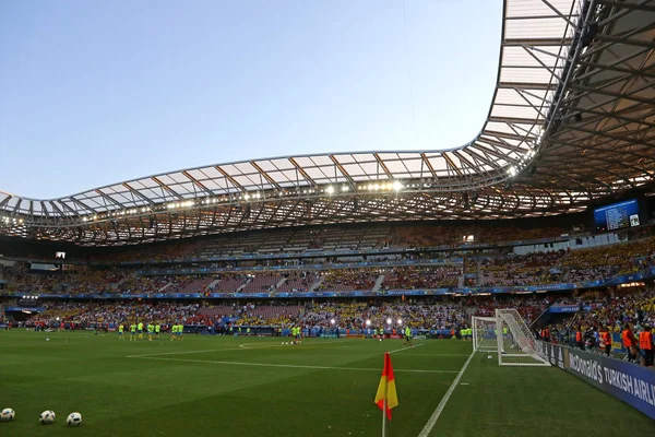 Стадион Allianz Riviera в Ницце, Франция — стоковое фото