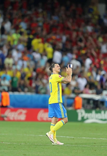 UEFA EURO 2016: Sweden v Belgium — Stock Photo, Image