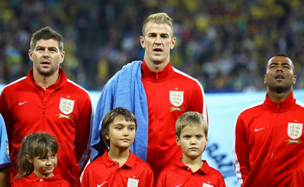 FIFA Copa del Mundo 2014 juego clasificatorio Ucrania v Inglaterra —  Fotos de Stock