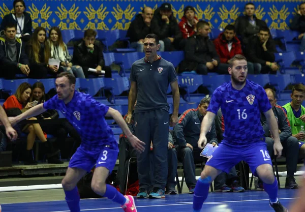 Kvalifikační turnaj UEFA Futsal Euro 2018 v Kyjevě — Stock fotografie