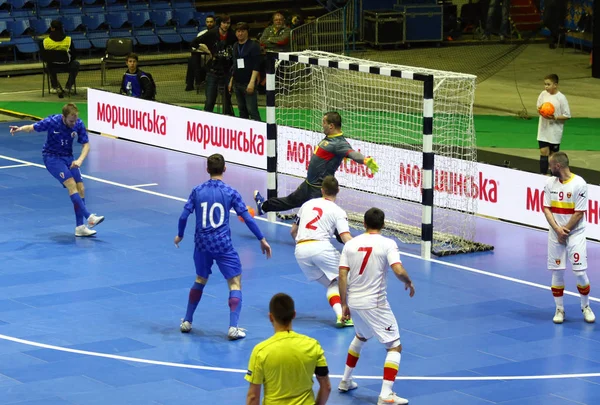 Tournoi de qualification UEFA Futsal Euro 2018 à Kiev — Photo