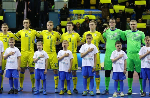 UEFA Futsal Euro 2018 torneio de qualificação em Kiev — Fotografia de Stock