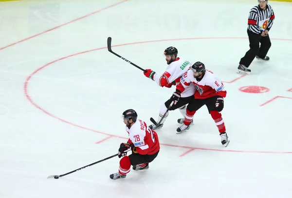 Hokej na lodzie 2017 World Championship Div 1 w Kijów, Ukraina — Zdjęcie stockowe