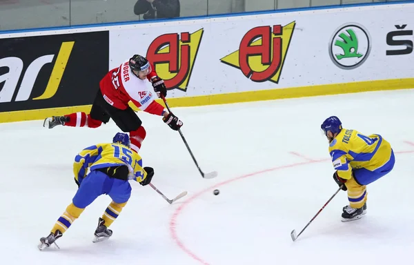 Campeonato Mundial de Hóquei no Gelo 2017 Div 1 em Kiev, Ucrânia — Fotografia de Stock