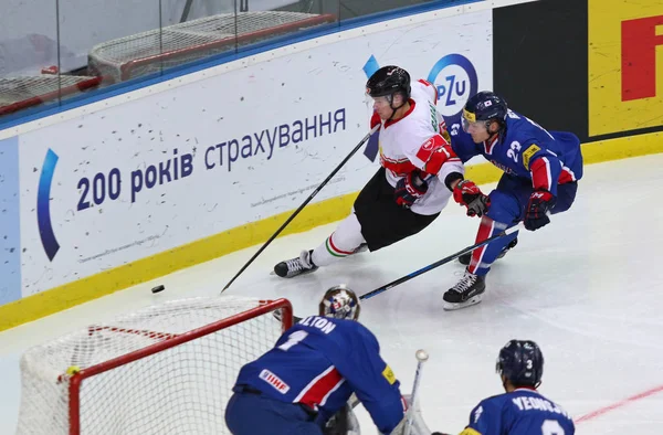 Hokej na lodzie 2017 World Championship Div 1 w Kijów, Ukraina — Zdjęcie stockowe